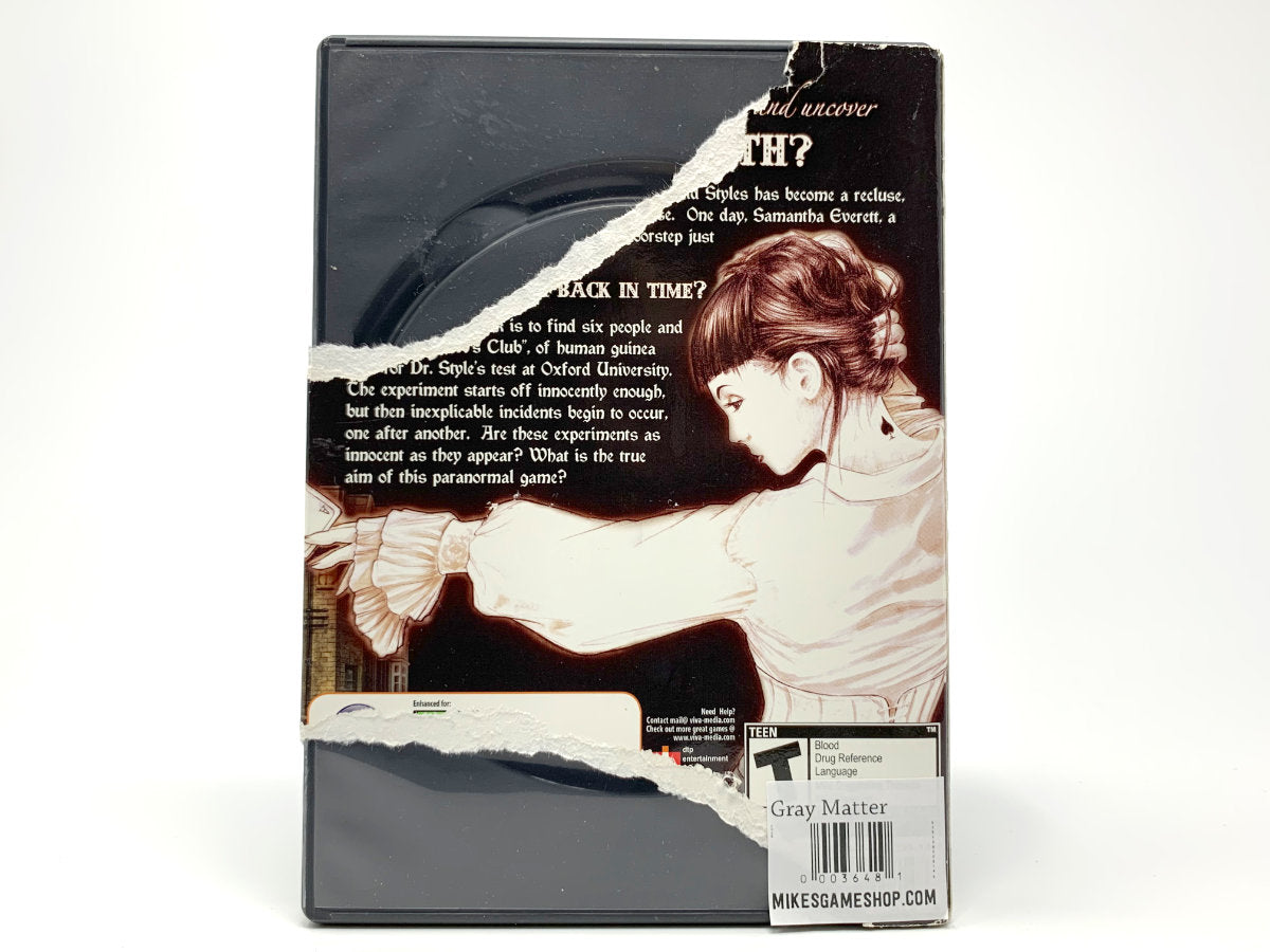 Gray Matter • PC (Windows) (See Notes)