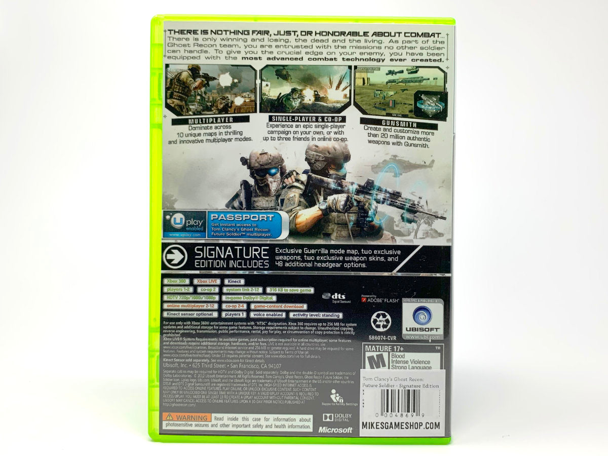 Tom Clancy's Ghost Recon: Future Soldier – Signature Edition • Xbox 360