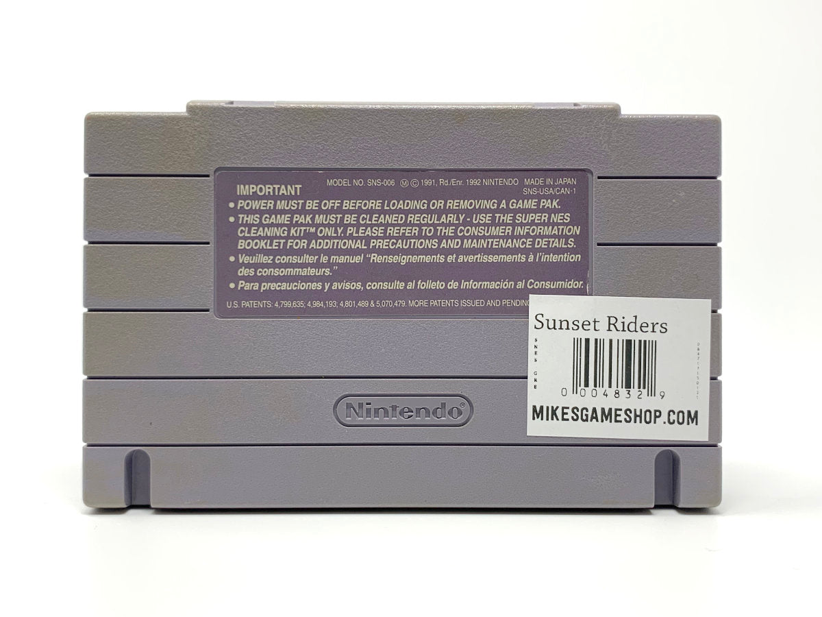 Sunset Riders • Super Nintendo (SNES)