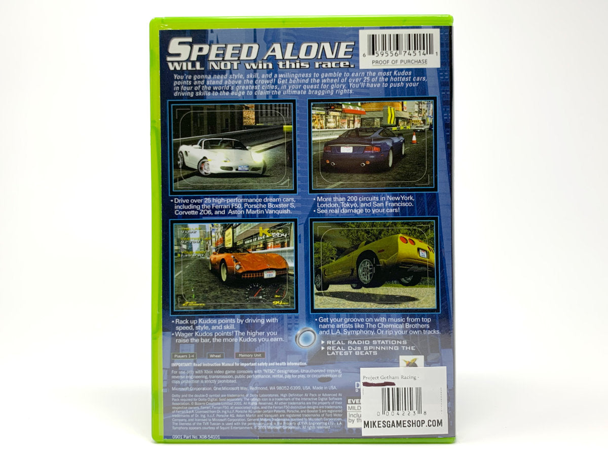 Project Gotham Racing • Xbox Original