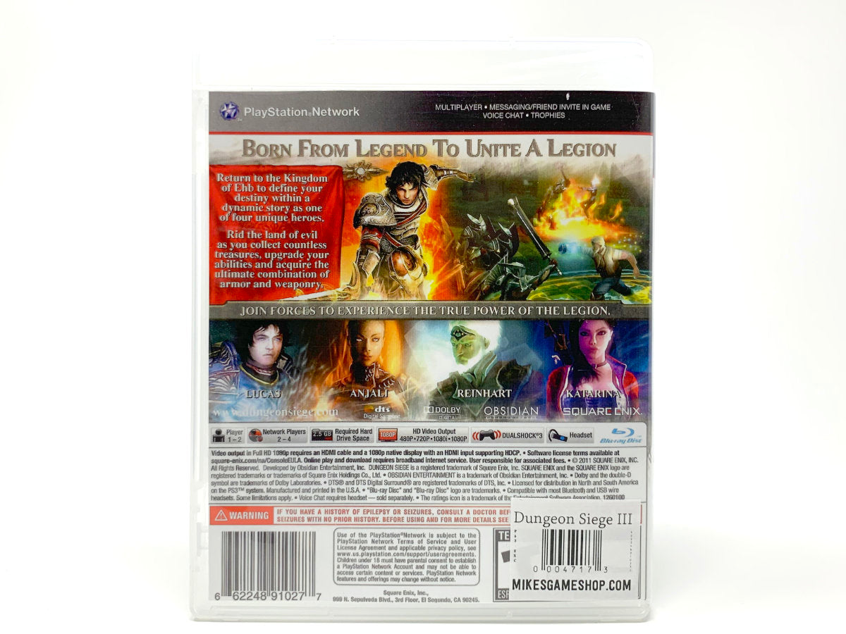 Dungeon Siege III • Playstation 3