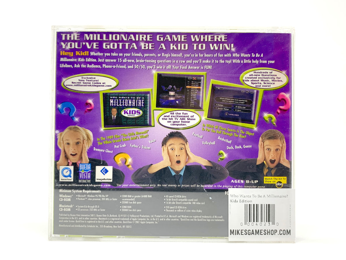 Who Wants to Be a Millionaire? – Kids Edition • PC (Windows)