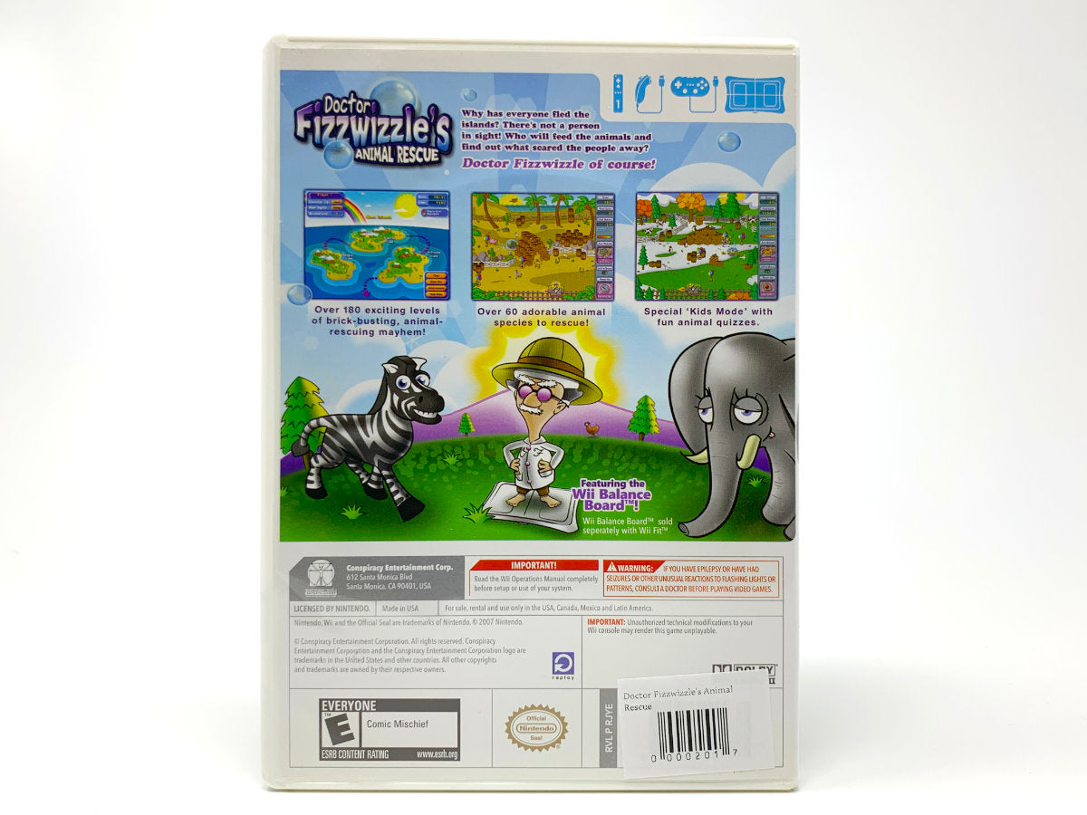 Doctor Fizzwizzle's Animal Rescue • Nintendo Wii