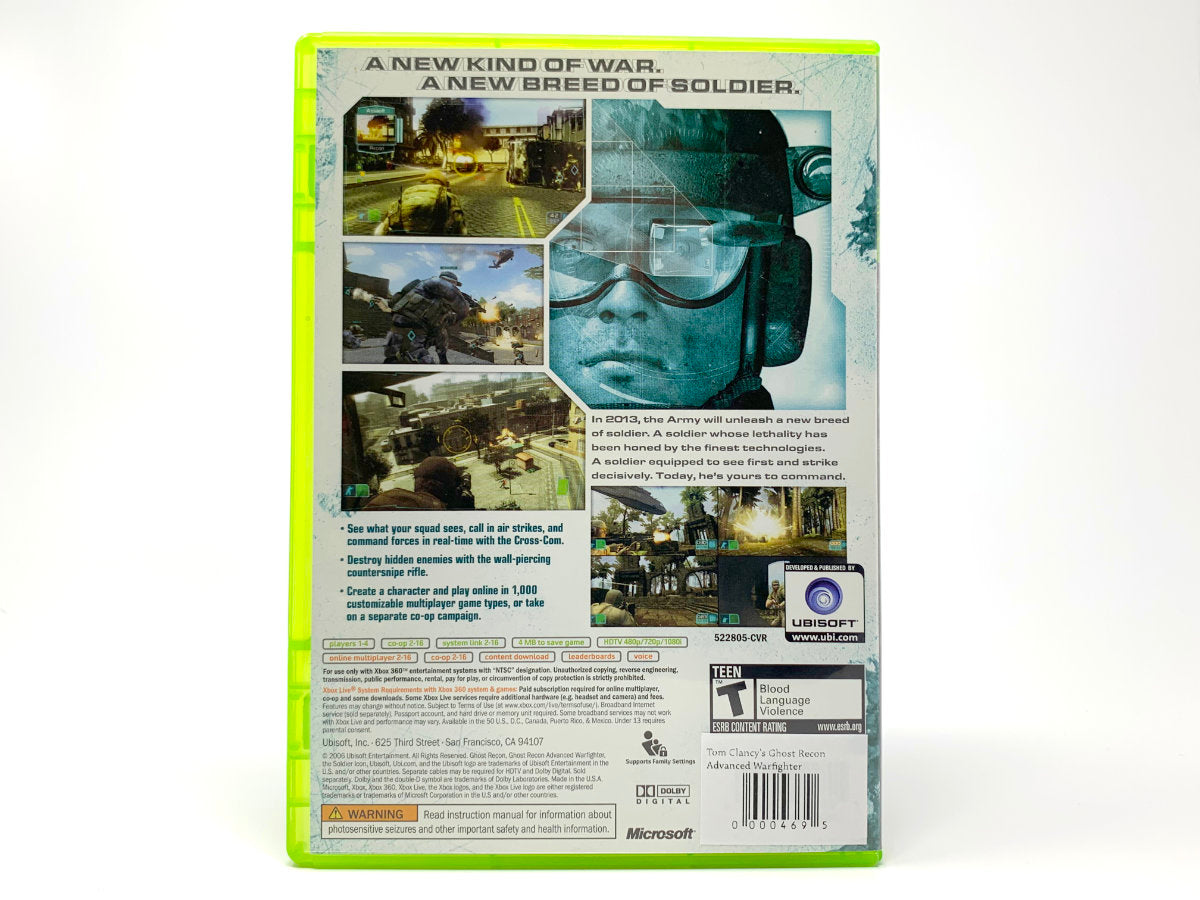 Tom Clancy's Ghost Recon Advanced Warfighter • Xbox 360
