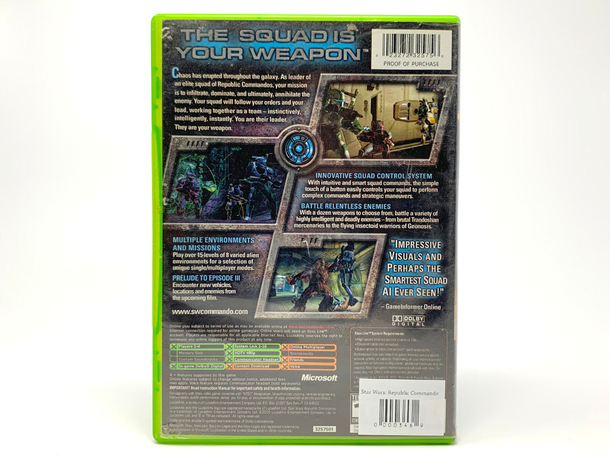 Star Wars: Republic Commando • Xbox Original