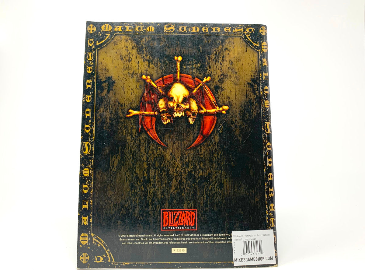 Diablo II Lord of Destruction Expansion Set Instruction Manual (Large) • Book/Strategy Guide