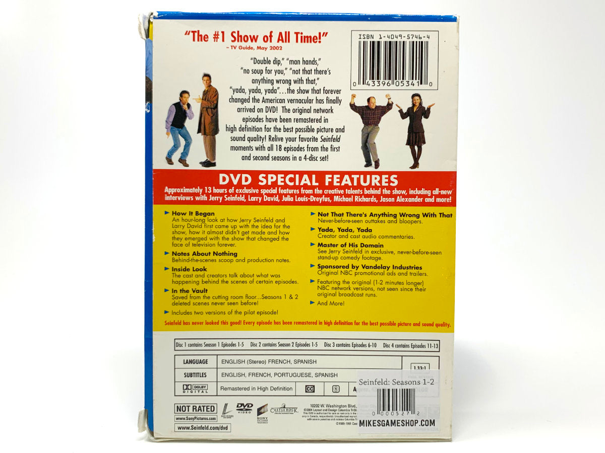 Seinfeld: Seasons 1-2 • DVD
