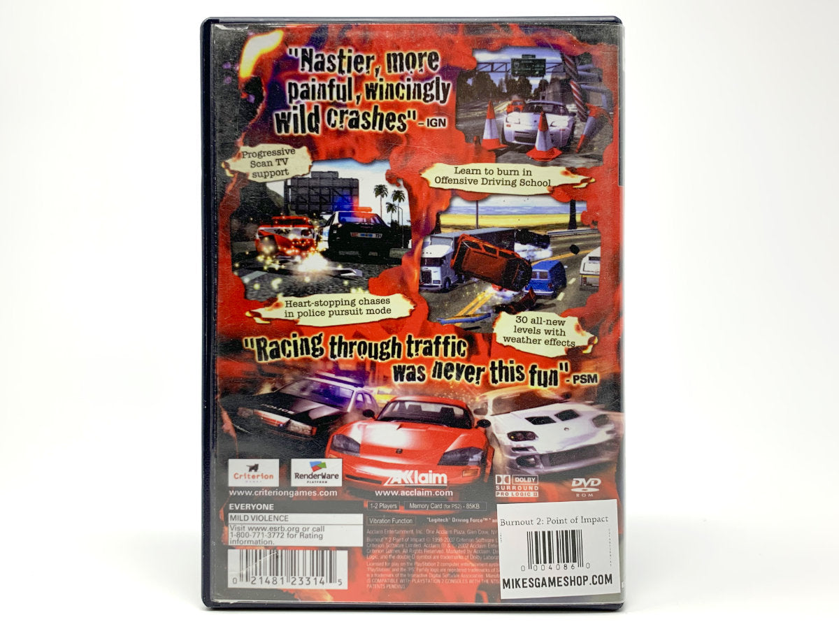 Burnout 2: Point of Impact • Playstation 2