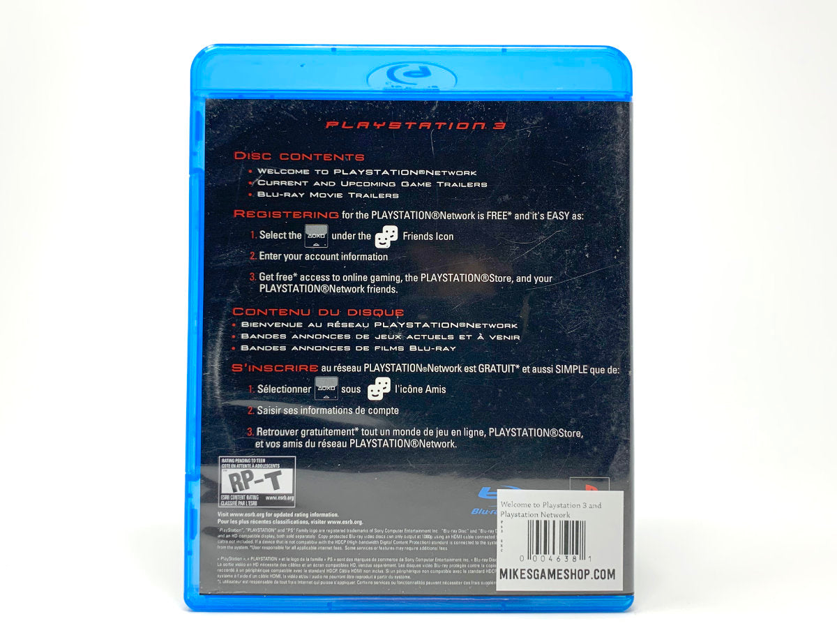 Welcome to PlayStation 3 and PlayStation Network: Play Beyond (PS3 Promo Disc) • Playstation 3