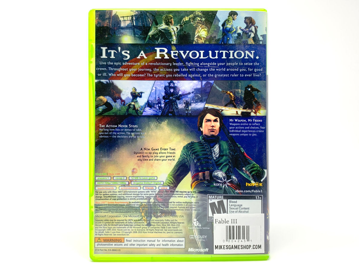 Fable III • Xbox 360