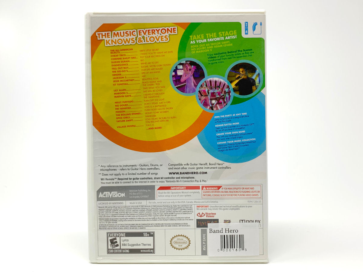 Band Hero • Nintendo Wii