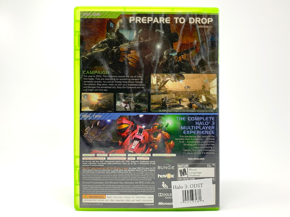 Halo 3: ODST • Xbox 360 (See Notes)