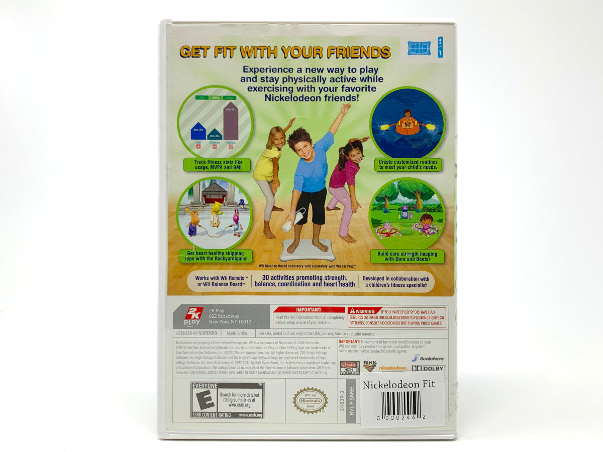 Nickelodeon Fit • Nintendo Wii
