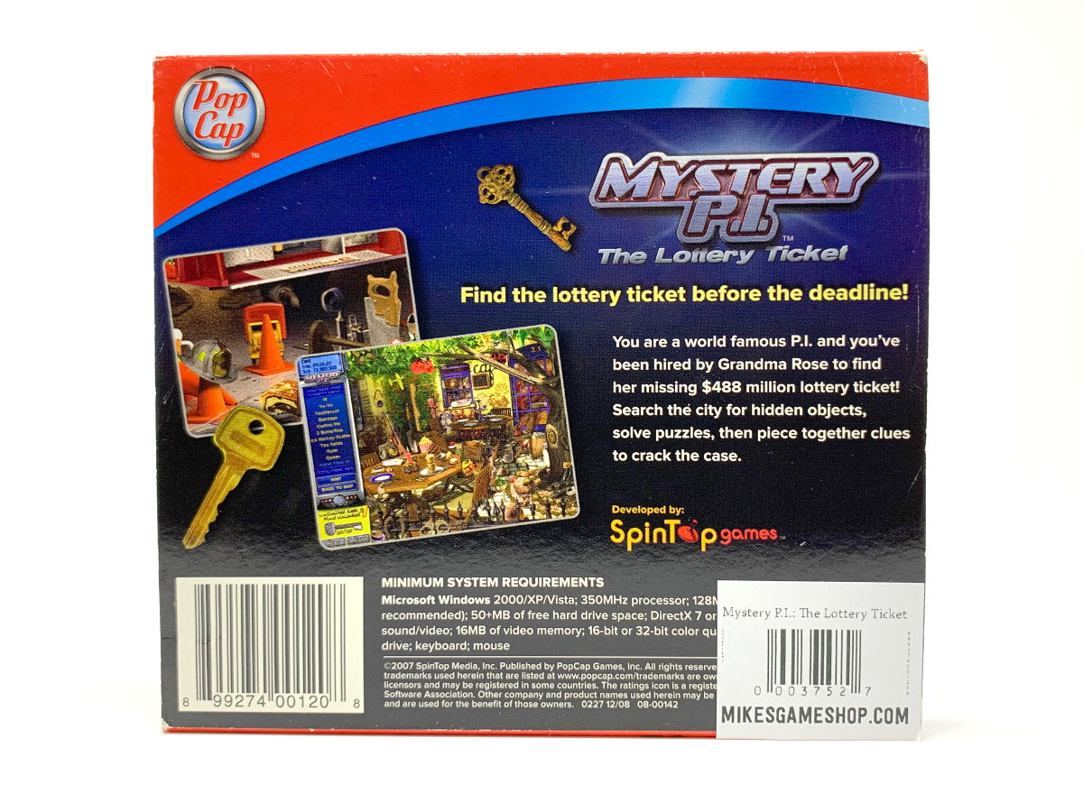 Mystery P.I.: The Lottery Ticket • PC (Windows)