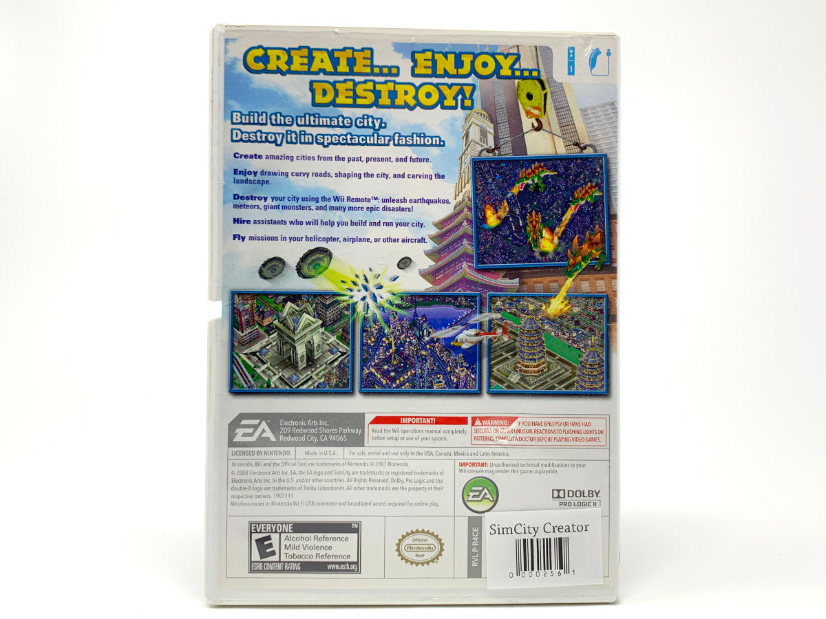 SimCity Creator • Nintendo Wii