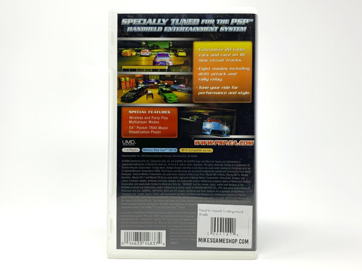 Need for Speed: Underground Rivals • PSP