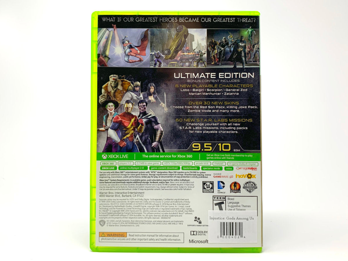 Injustice: Gods Among Us – Ultimate Edition • Xbox 360
