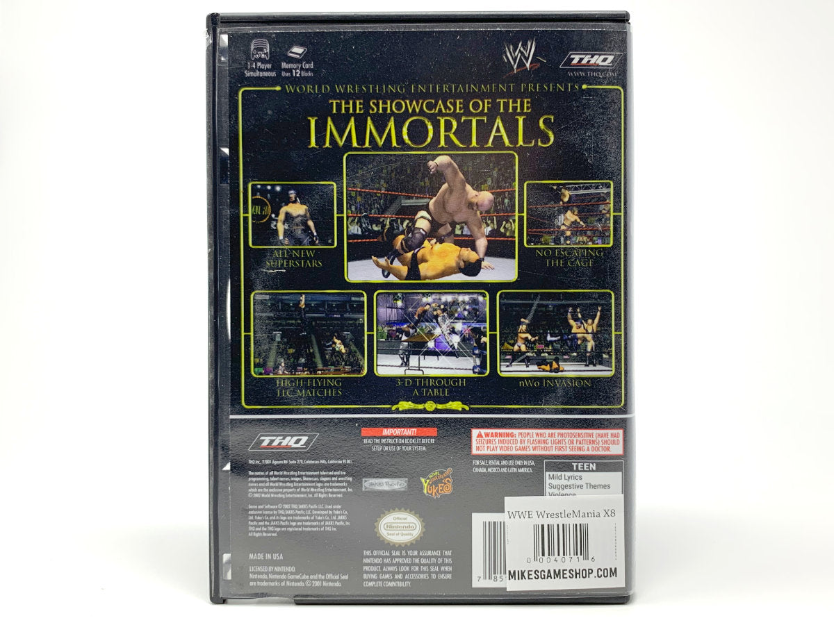 WWE WrestleMania X8 • Nintendo Gamecube