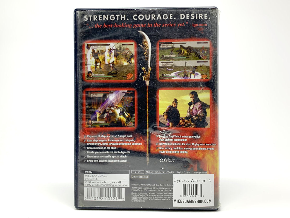 Dynasty Warriors 4 • Playstation 2