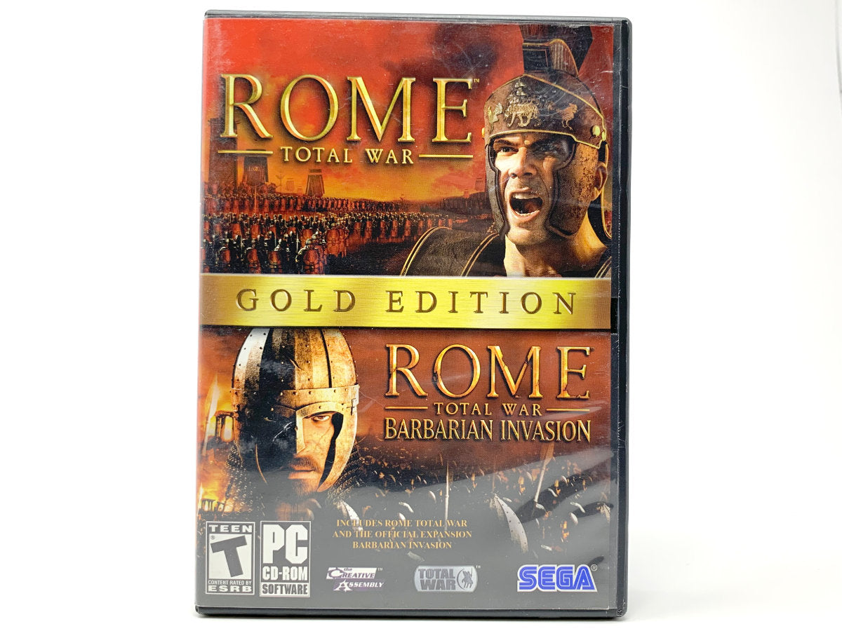 Rome: Total War + Barbarian Invasion - Gold Edition • PC – Mikes Game Shop