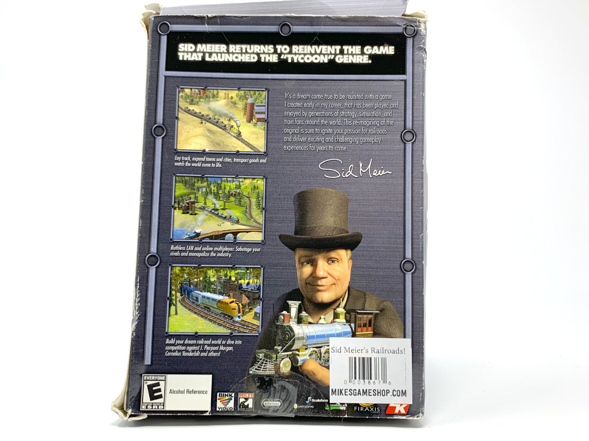 Sid Meier's Railroads! – (Big Box) • PC (Windows)