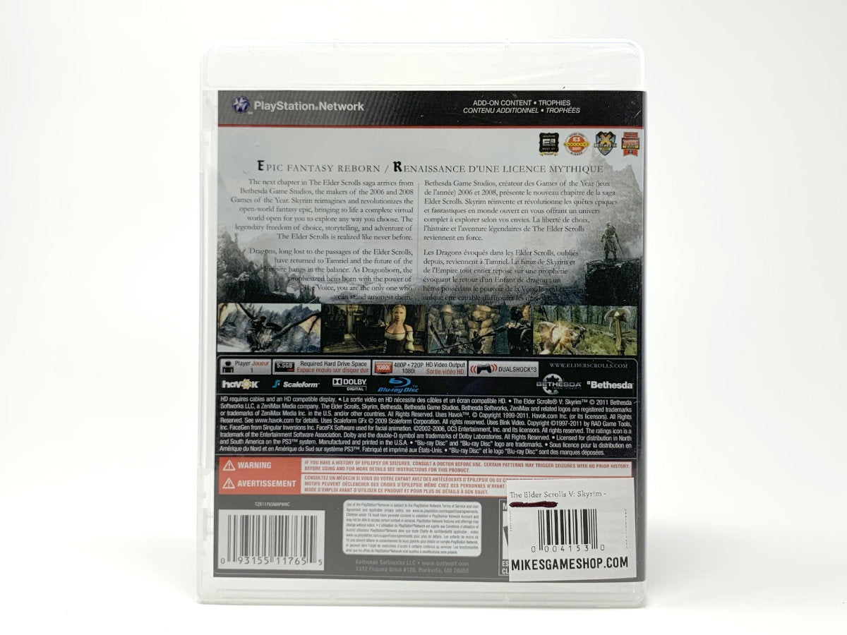 The Elder Scrolls V: Skyrim • Playstation 3