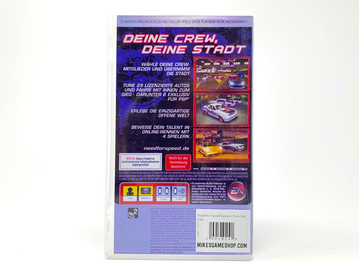 Need for Speed Carbon: Own the City • PSP (See Notes)