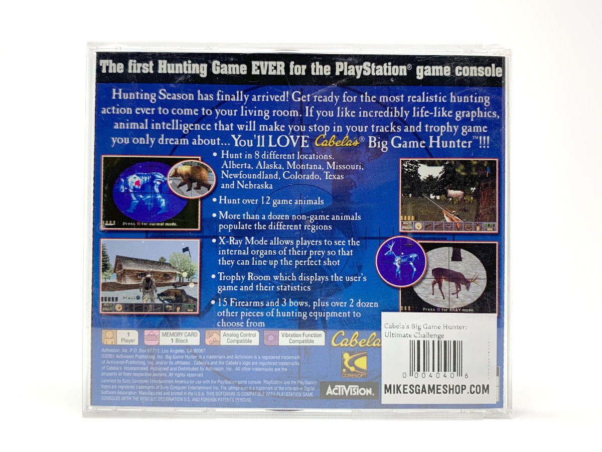 Cabela's Big Game Hunter: Ultimate Challenge • Playstation 1