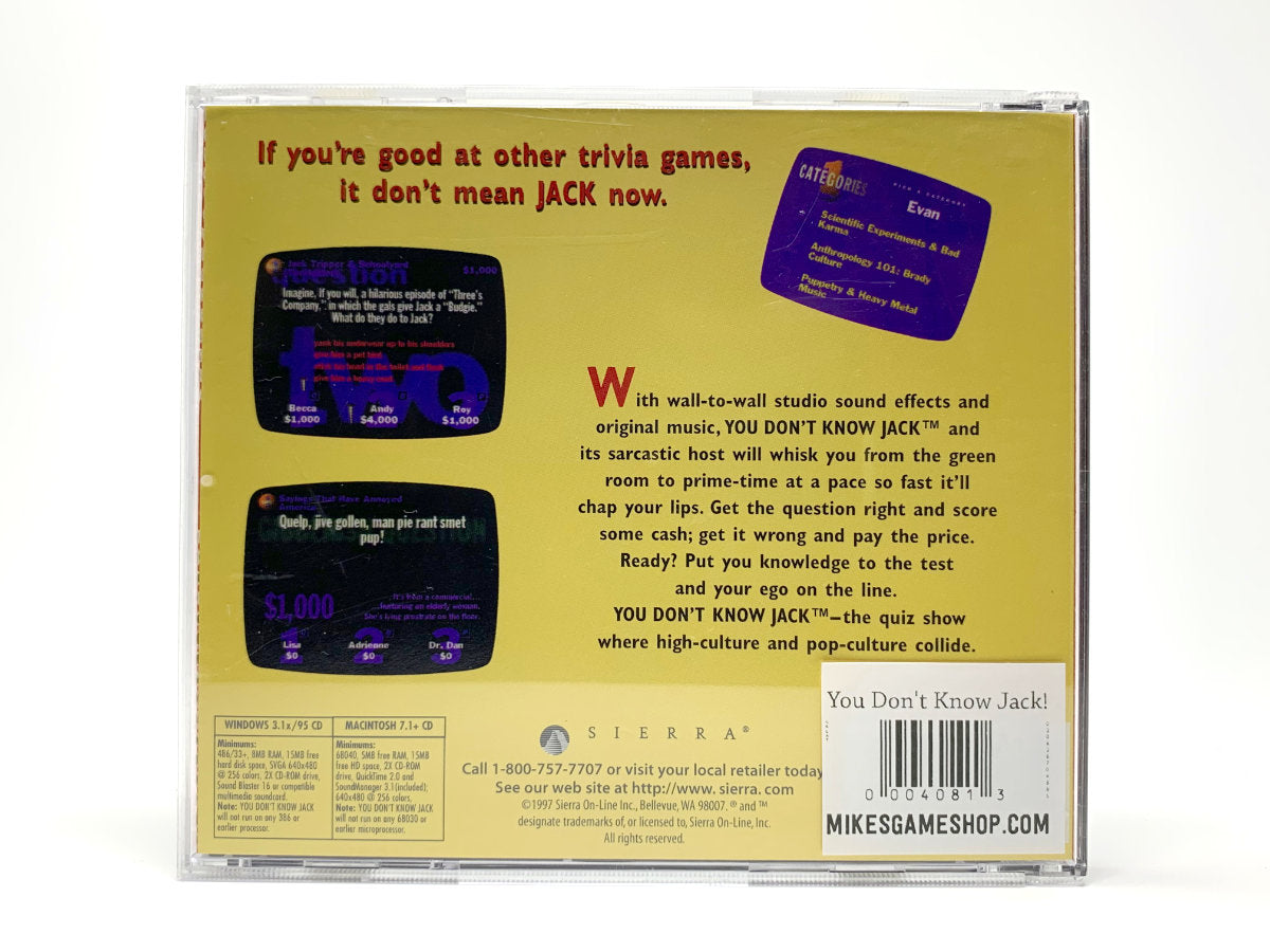 You Don't Know Jack • PC (Windows)