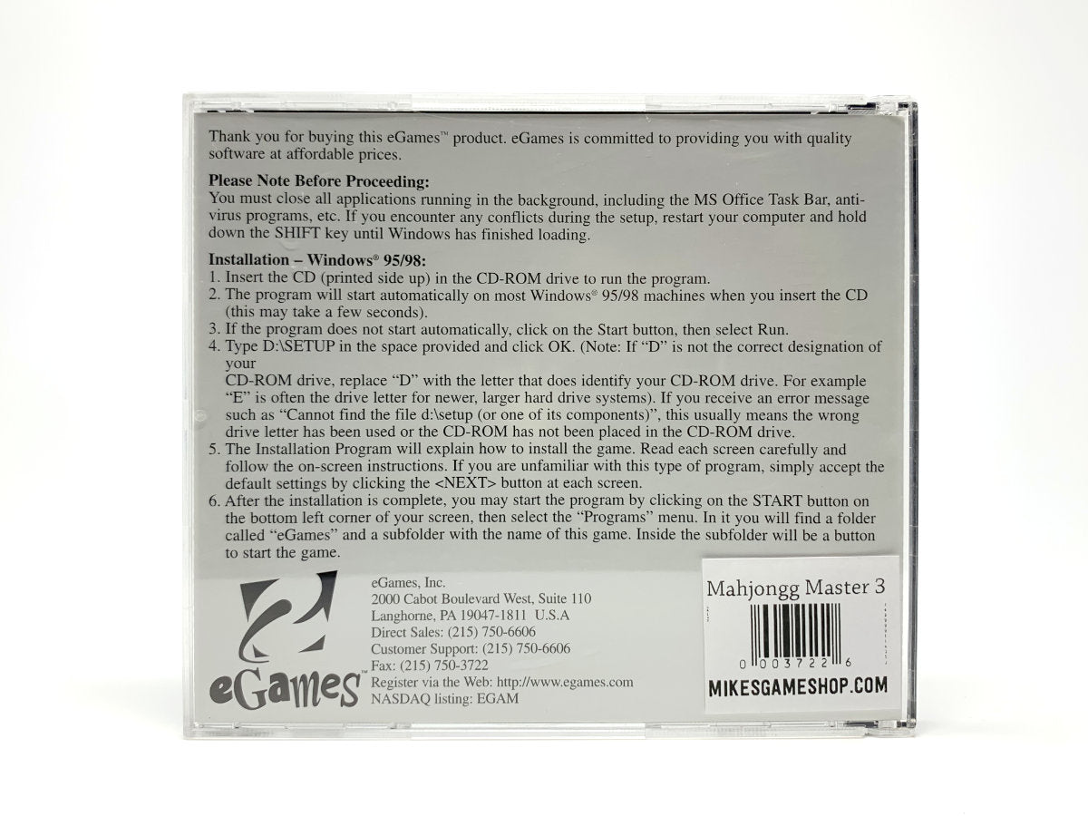 Mahjongg Master 3 • PC (Windows)