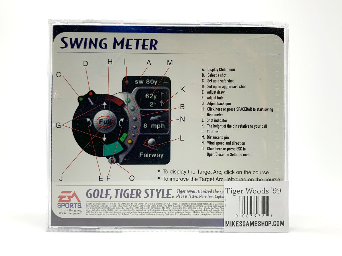 Tiger Woods PGA Tour '99 • PC (Windows)
