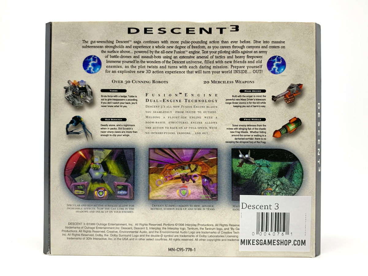Descent 3 • PC (Windows)