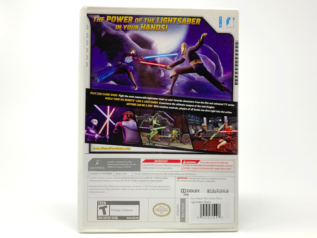Star Wars: The Clone Wars – Lightsaber Duels • Nintendo Wii