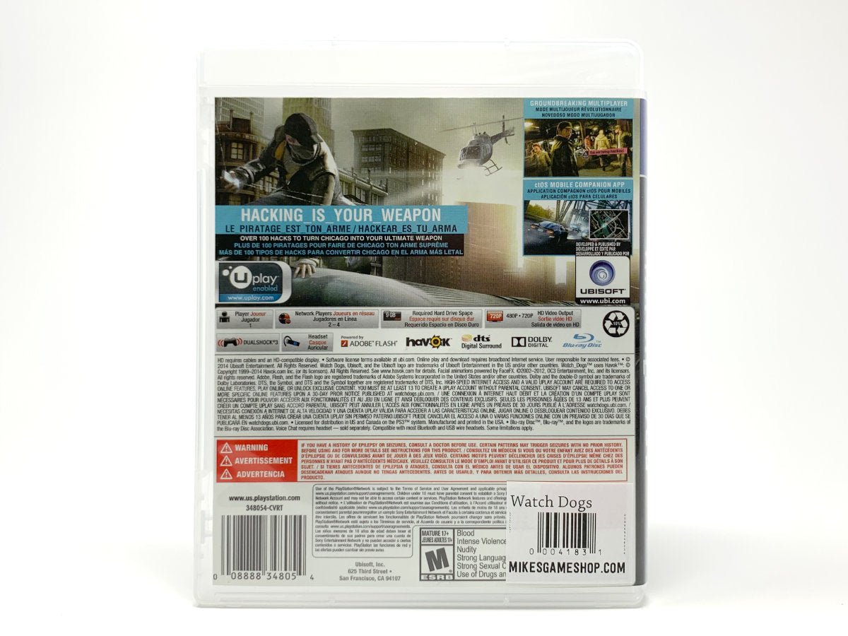 Watch Dogs • Playstation 3