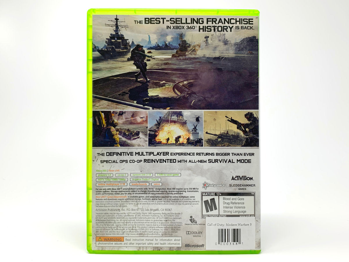 Call of Duty: Modern Warfare 3 • Xbox 360