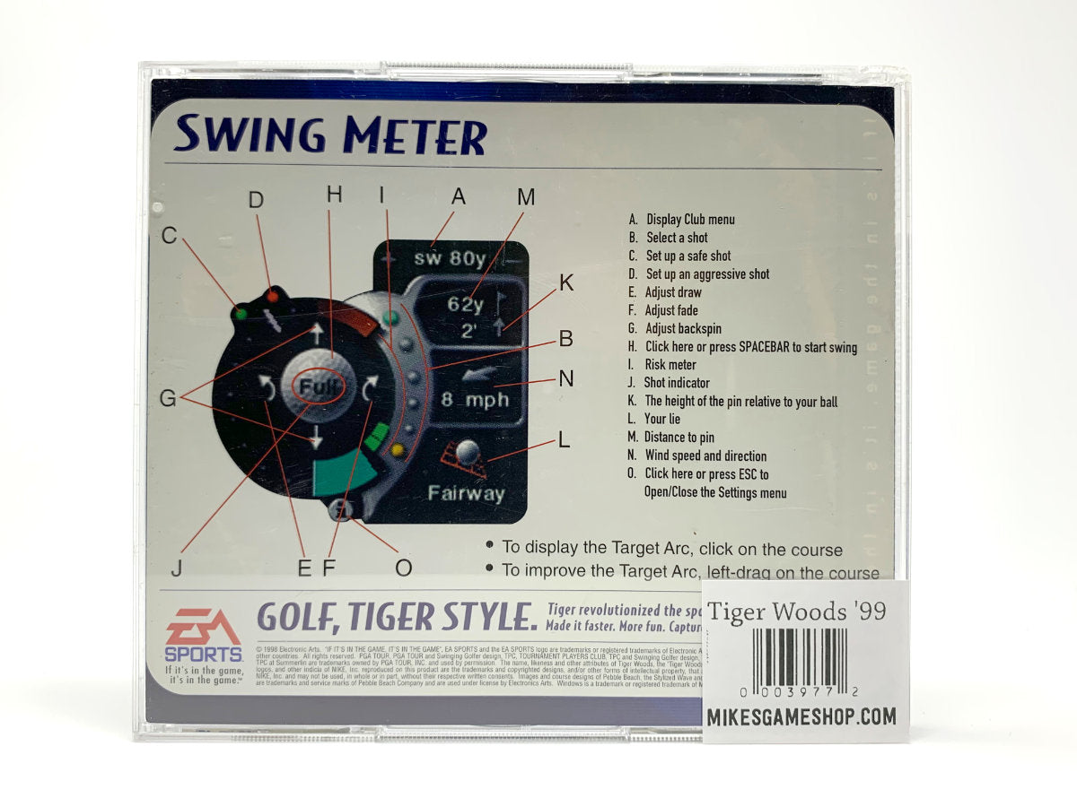 Tiger Woods PGA Tour '99 • PC (Windows)