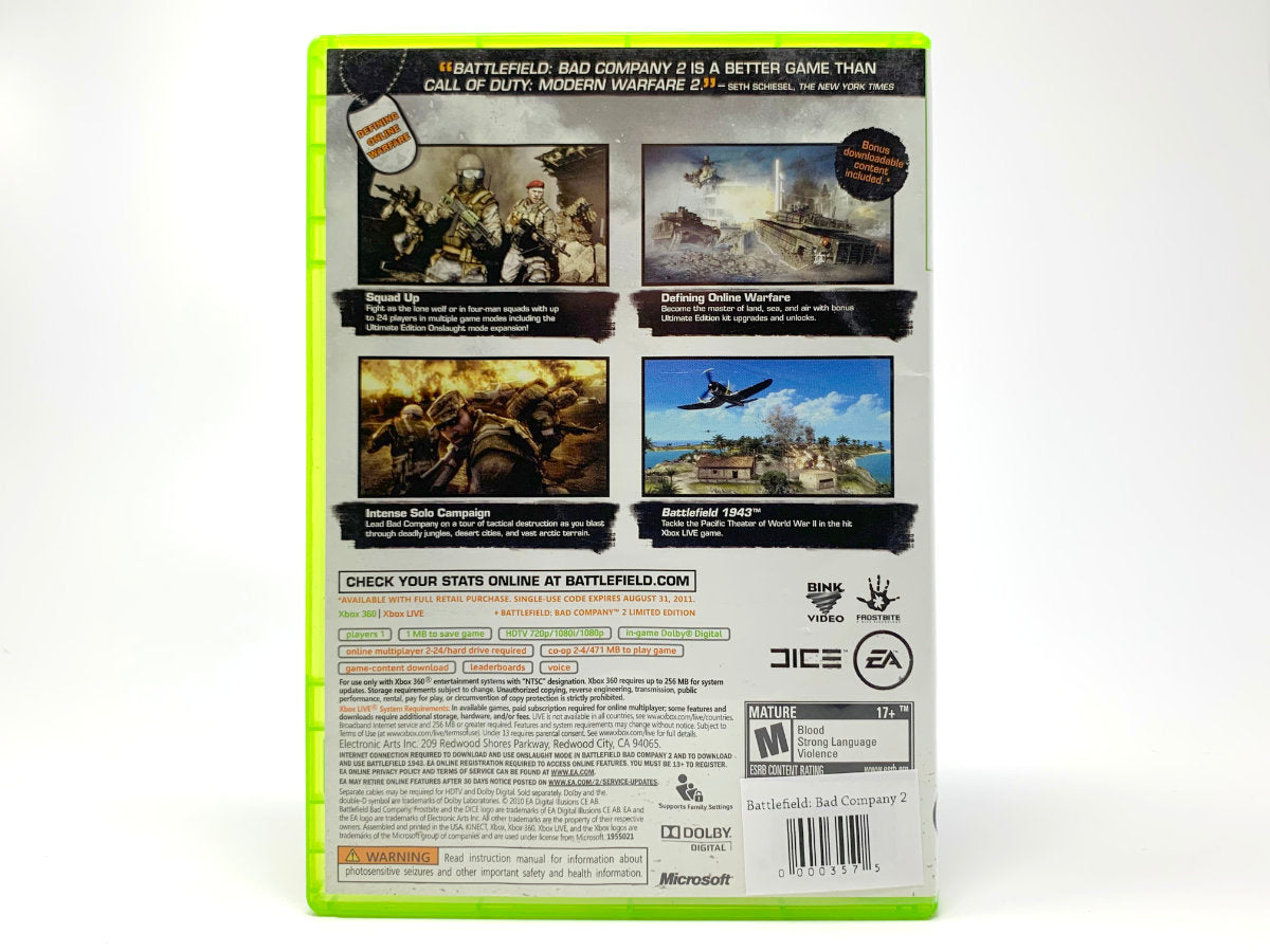 Battlefield: Bad Company 2 – Ultimate Edition • Xbox 360