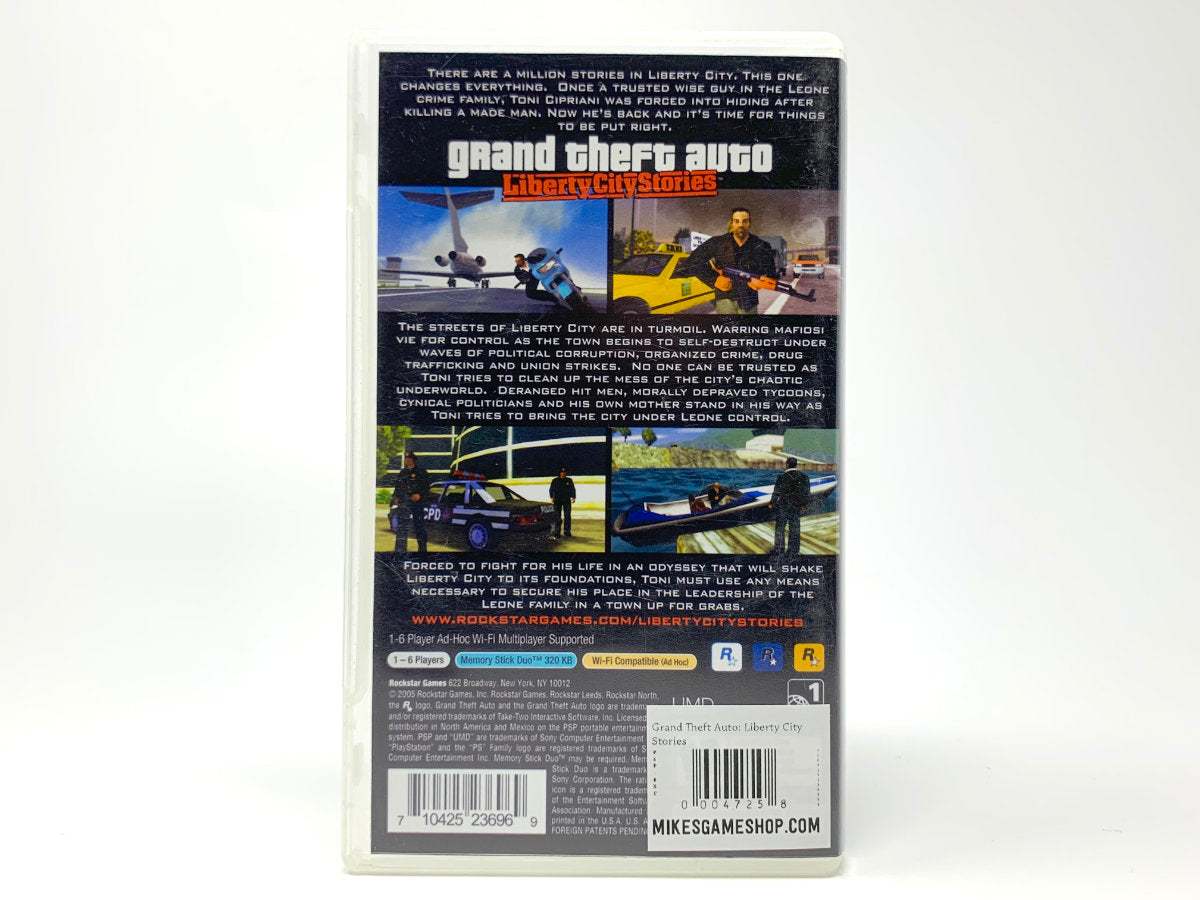 Grand Theft Auto: Liberty City Stories • PSP