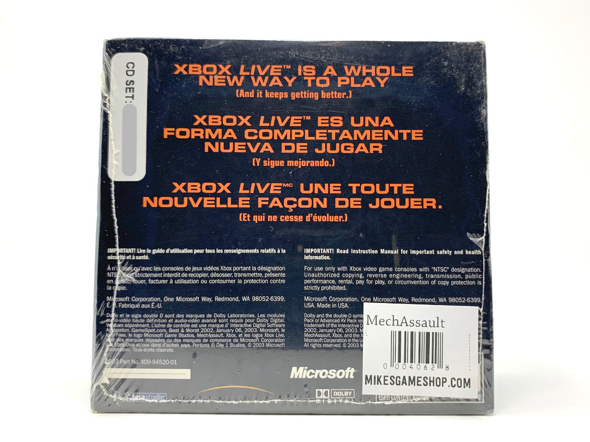 *BRAND NEW* MechAssault – (Not for Resale) • Xbox Original