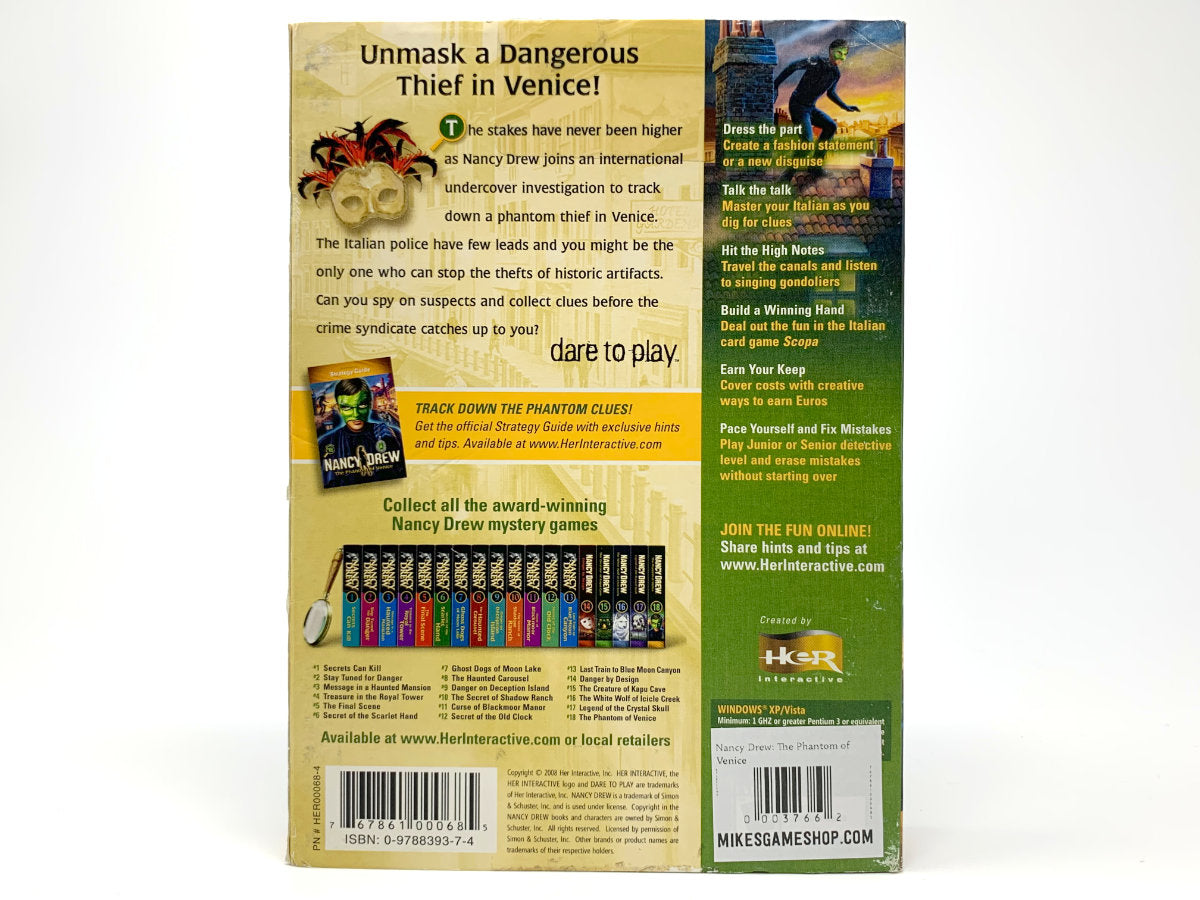 Nancy Drew: The Phantom of Venice • PC (Windows)