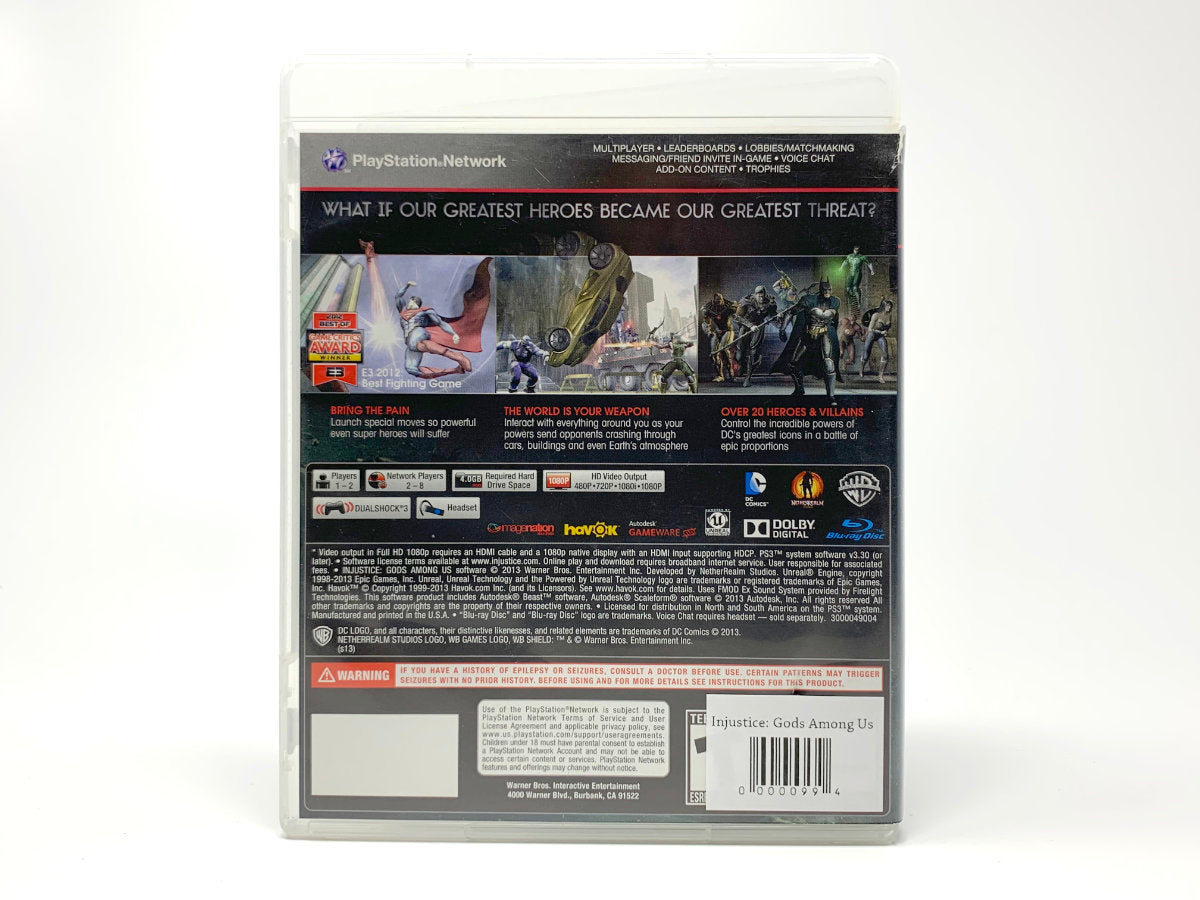 Injustice: Gods Among Us • Playstation 3