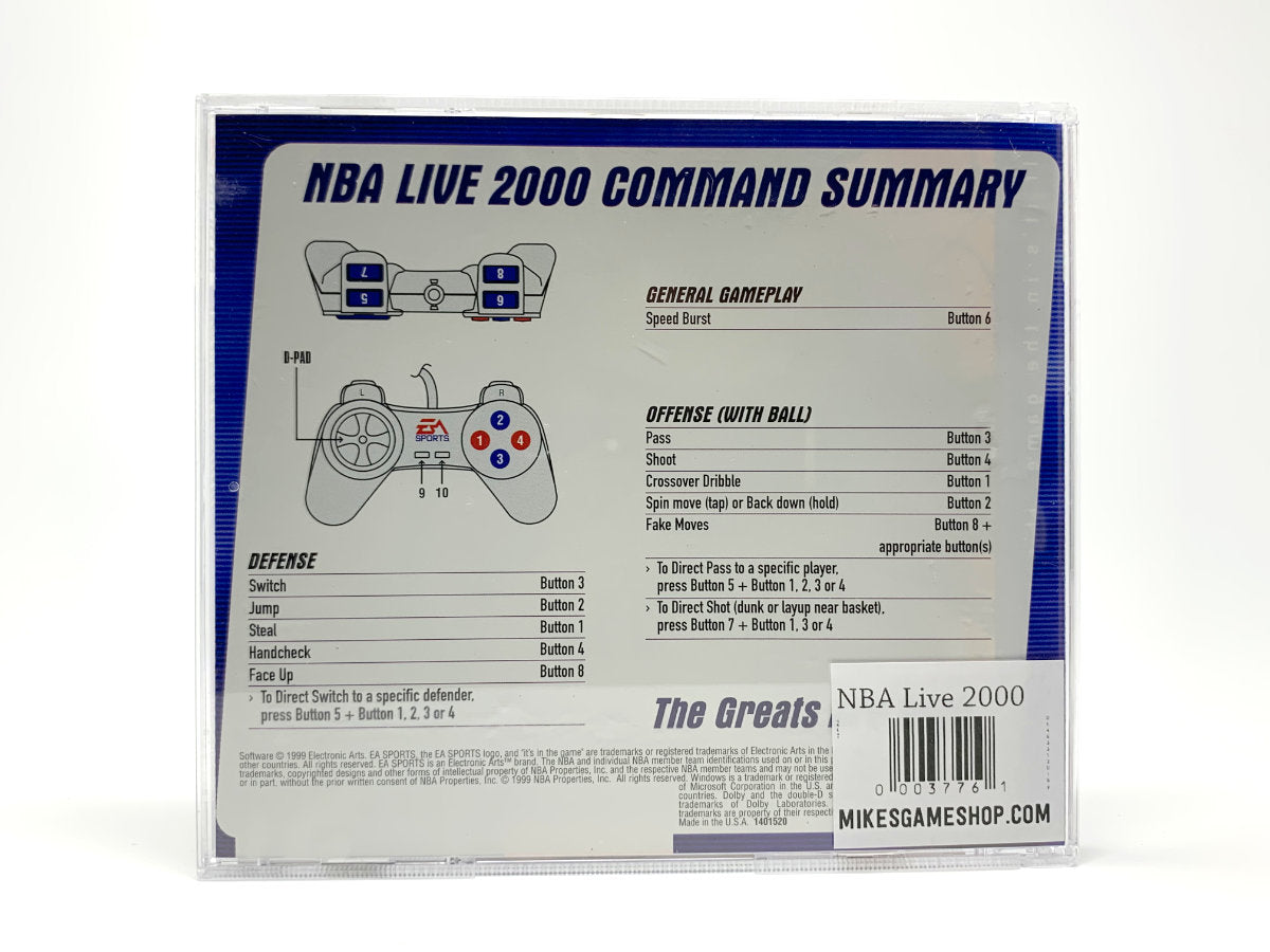 NBA Live 2000 • PC (Windows)