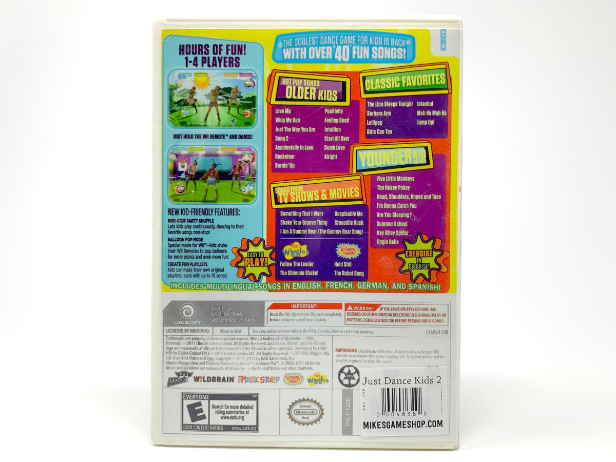 Just Dance Kids 2 • Nintendo Wii
