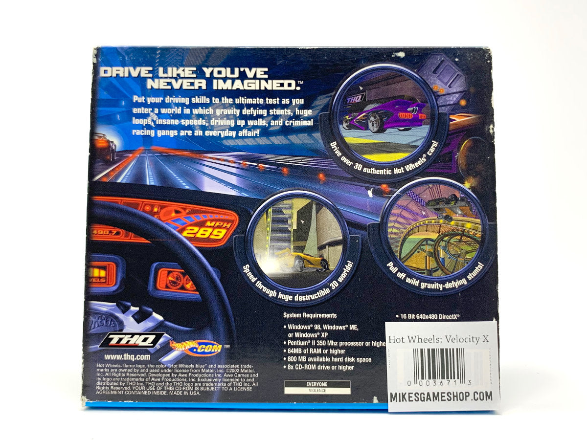 Hot Wheels: Velocity X • PC (Windows)