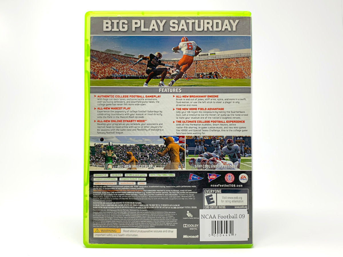 NCAA Football 09 • Xbox 360