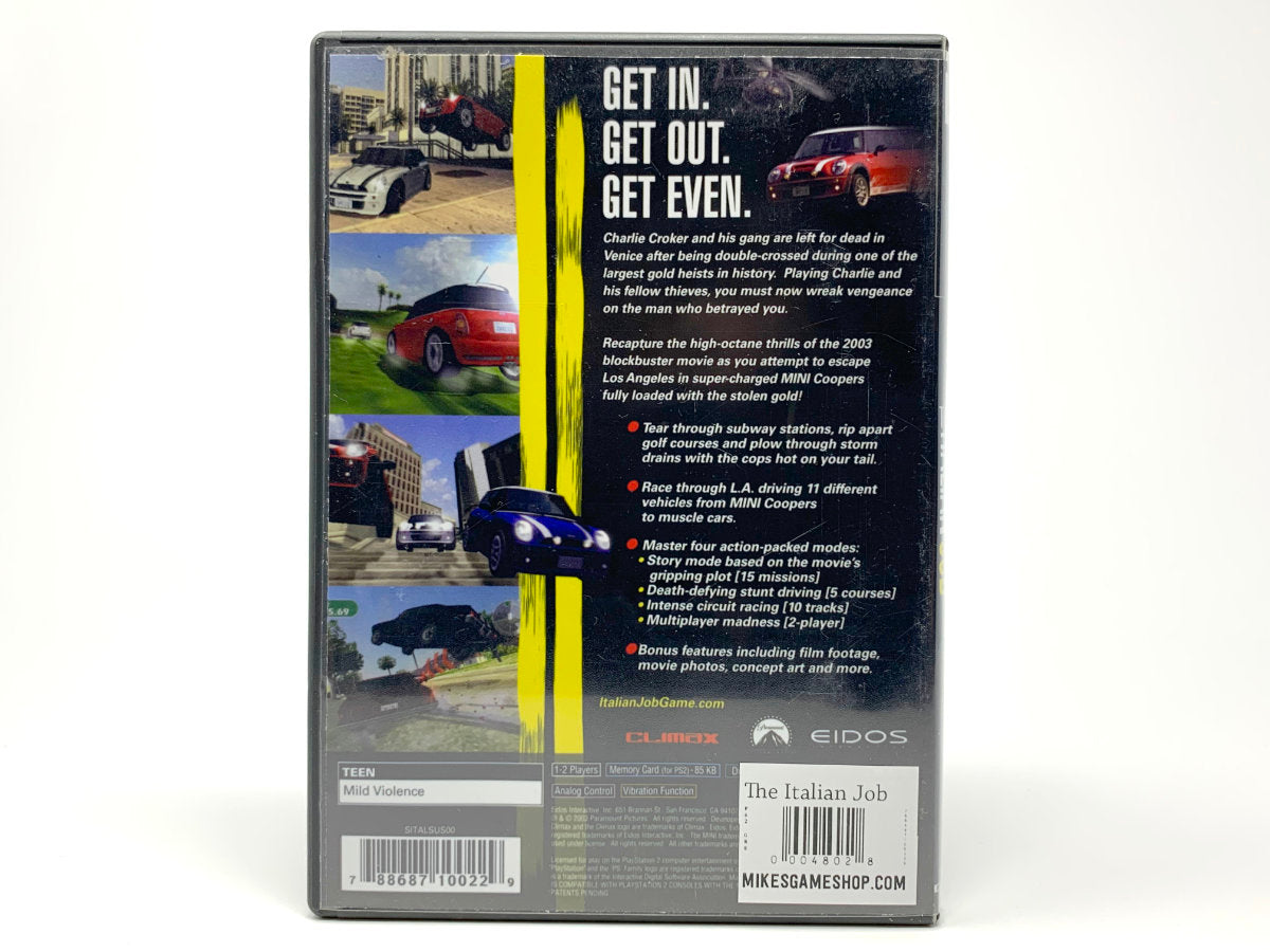 The Italian Job • Playstation 2
