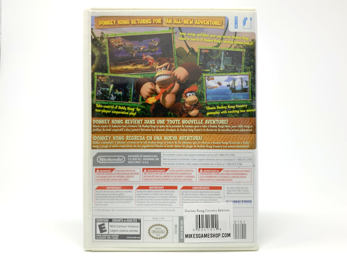 Donkey Kong Country Returns • Nintendo Wii