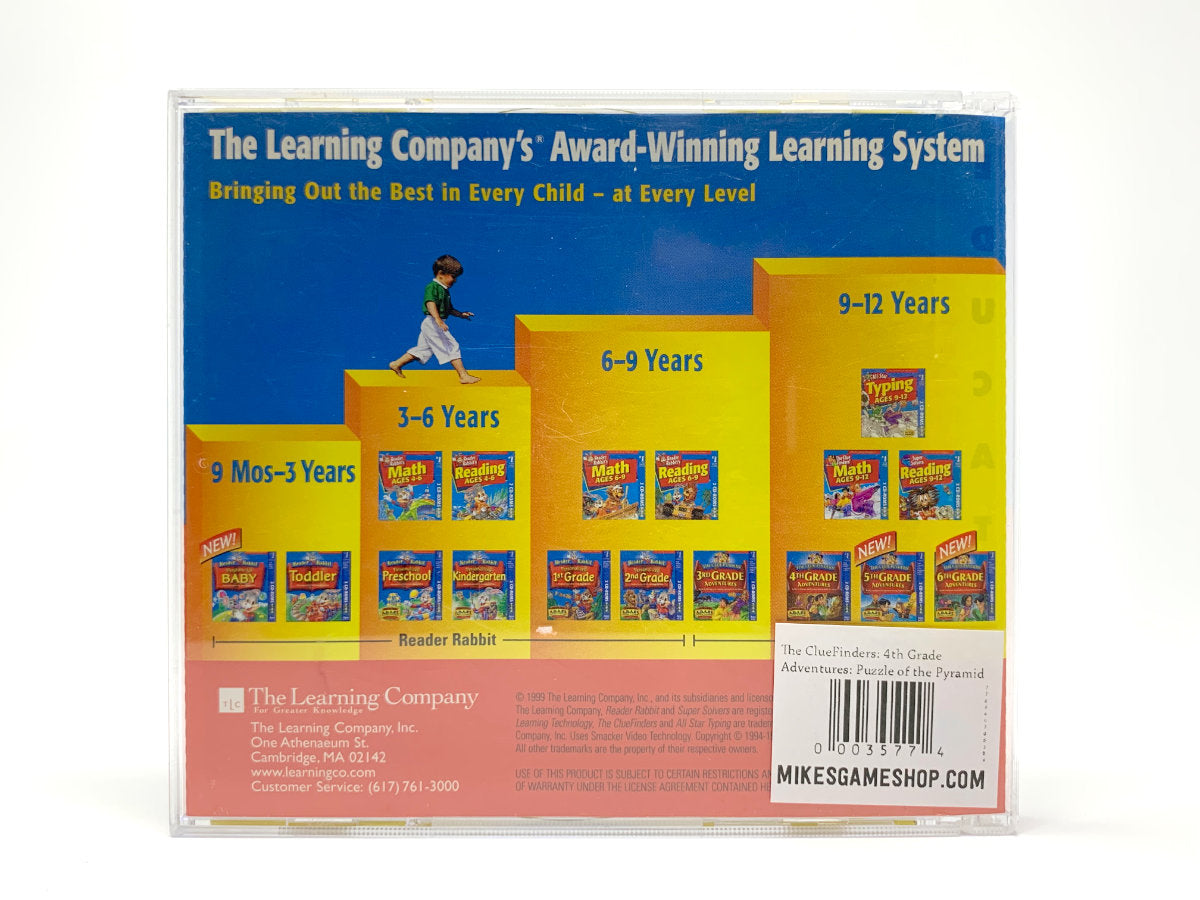 The ClueFinders 4th Grade Adventures: Puzzle of the Pyramid • PC (Windows)