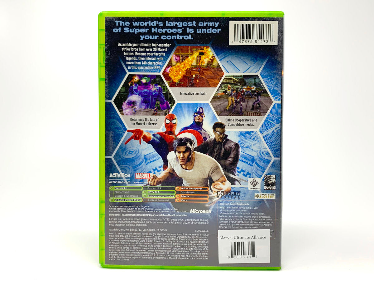Marvel: Ultimate Alliance • Xbox Original