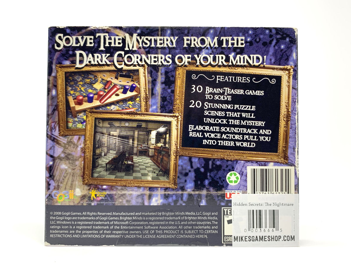 Hidden Secrets: The Nightmare • PC (Windows)